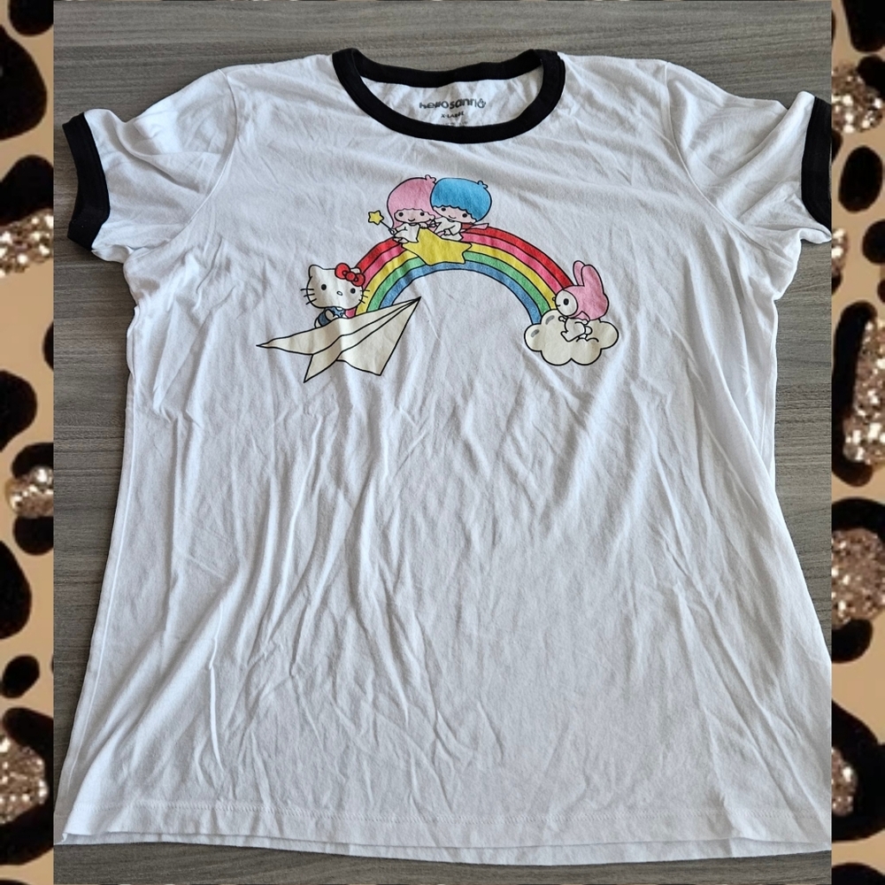Hello Sanrio! Hello Kitty! Little Twinstars! My Melody! Xl Excellent Condition